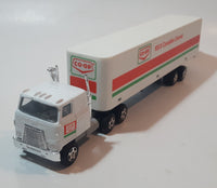 Very Rare ERTL Co-op 100% Canadian Owned Semi Truck and Trailer White Die Cast Toy Car Vehicle