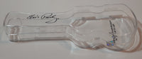 Elvis Presley Guitar Shaped Clear Plastic Container