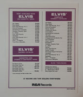 Vintage RCA Records Sincerely Elvis Presley 3 1/4" x 4" Bonus Color Photo Card