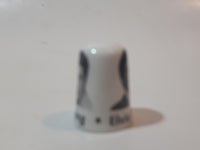 Elvis Presley The King Porcelain Thimble