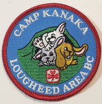 Girl Guides Camp Kanaka Lougheed Area BC 2 3/4" Embroidered Fabric Patch Badge