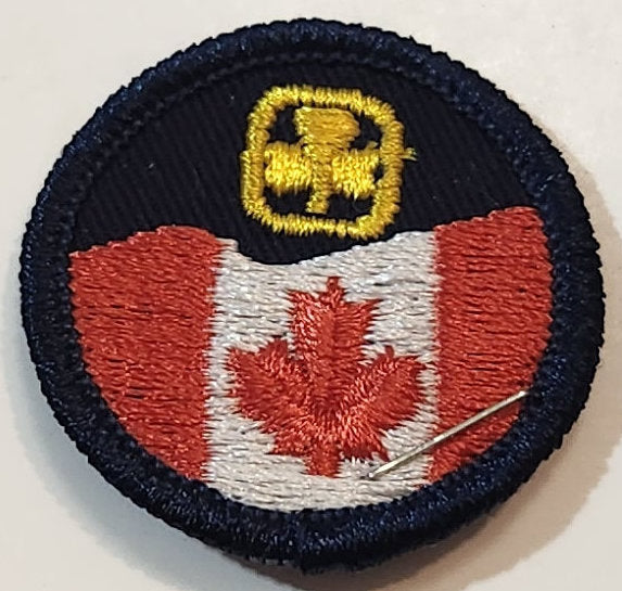 Girl Guides Canada 1 1/2" Embroidered Fabric Patch Badge