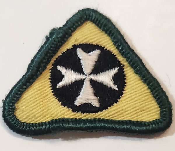 Iron Cross 1 1/2" x 1 3/4" Embroidered Fabric Patch Badge