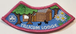 Girl Guides Tillicum Lodge 1 3/4" x 4 1/4" Embroidered Fabric Patch Badge