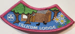 Girl Guides Tillicum Lodge 1 3/4" x 4 1/4" Embroidered Fabric Patch Badge