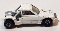 1989 Hot Wheels Peugeot 205 Rallye White #2 "Shell" Die Cast Toy Car Vehicle