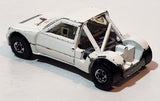 1989 Hot Wheels Peugeot 205 Rallye White #2 "Shell" Die Cast Toy Car Vehicle