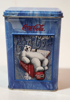 1998 Coca Cola 2 Packs of Polar Bear Themed Bicycle Playing Cards Never Opened in Embossed Tin Metal Container