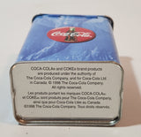 1998 Coca Cola 2 Packs of Polar Bear Themed Bicycle Playing Cards Never Opened in Embossed Tin Metal Container