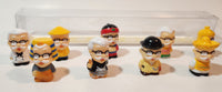 KFC Colonel Sanders Around The World 2" Tall Rubber Toy Figures Set of 10