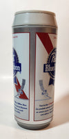 Pabst Blue Ribbon 7" Tall Beer Can Shaped Plastic Thermos Drinking Cup