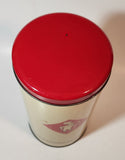 Vintage Bolletje Dutch Biscuits Container 9" Tall Cylindrical Tin Metal Canister