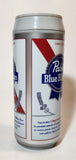 Pabst Blue Ribbon 7" Tall Beer Can Shaped Plastic Thermos Drinking Cup