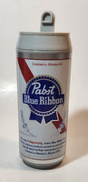 Pabst Blue Ribbon 7" Tall Beer Can Shaped Plastic Thermos Drinking Cup