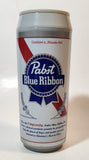 Pabst Blue Ribbon 7" Tall Beer Can Shaped Plastic Thermos Drinking Cup