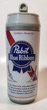 Pabst Blue Ribbon 7" Tall Beer Can Shaped Plastic Thermos Drinking Cup