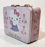 2011 BIP Sanrio Hello Kitty Embossed Tin Metal Lunch Box