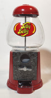 Jelly Belly Glass Globe 9" Tall Metal Candy Dispenser Gumball Machine