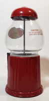 Jelly Belly Glass Globe 9" Tall Metal Candy Dispenser Gumball Machine