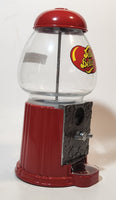 Jelly Belly Glass Globe 9" Tall Metal Candy Dispenser Gumball Machine