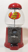 Jelly Belly Glass Globe 9" Tall Metal Candy Dispenser Gumball Machine