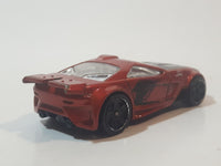 2010 Hot Wheels HW Premiere Scorcher Metalflake Dark Red Orange Die Cast Toy Car Vehicle