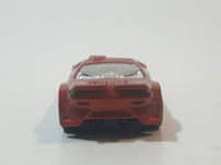 2010 Hot Wheels HW Premiere Scorcher Metalflake Dark Red Orange Die Cast Toy Car Vehicle