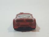 2010 Hot Wheels HW Premiere Scorcher Metalflake Dark Red Orange Die Cast Toy Car Vehicle