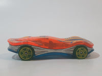 2018 Hot Wheels X-Raycers Clear Speeder Transparent Orange Die Cast Toy Car Vehicle