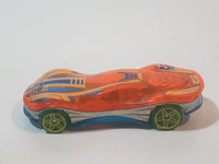 2018 Hot Wheels X-Raycers Clear Speeder Transparent Orange Die Cast Toy Car Vehicle