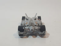 2001 Hot Wheels First Editions Jet Threat 3.0 Grey Die Cast Toy Race Car Vehicle