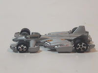 2001 Hot Wheels First Editions Jet Threat 3.0 Grey Die Cast Toy Race Car Vehicle