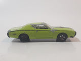 2010 Hot Wheels '71 Dodge Charger Lime Green Die Cast Toy Muscle Car Vehicle