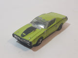 2010 Hot Wheels '71 Dodge Charger Lime Green Die Cast Toy Muscle Car Vehicle