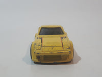 2014 Hot Wheels HW Workshop: Night Burnerz Mazda RX-7 Yellow Die Cast Toy Car Vehicle