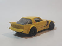 2014 Hot Wheels HW Workshop: Night Burnerz Mazda RX-7 Yellow Die Cast Toy Car Vehicle