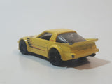 2014 Hot Wheels HW Workshop: Night Burnerz Mazda RX-7 Yellow Die Cast Toy Car Vehicle