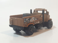 2017 Matchbox Jungle Mission Rapids Rescue Truck Brown Die Cast Toy Car Vehicle
