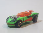 1995 Hot Wheels Track System Flashfire Bright Green Die Cast Toy Car Vehicle