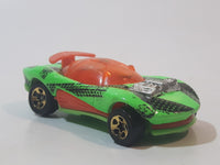 1995 Hot Wheels Track System Flashfire Bright Green Die Cast Toy Car Vehicle