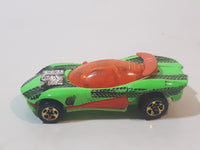 1995 Hot Wheels Track System Flashfire Bright Green Die Cast Toy Car Vehicle