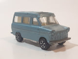 Vintage Corgi Juniors WhizzWheels Martin Walter Ford Transit Caravan Light Blue Die Cast Toy Car Vehicle