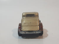 2008 Hot Wheels Since '68: Hot Rods 3-Window '34 Gold and Brown Die Cast Toy Car Hot Rod Vehicle