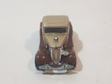 2008 Hot Wheels Since '68: Hot Rods 3-Window '34 Gold and Brown Die Cast Toy Car Hot Rod Vehicle