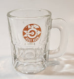 Vintage A & W Miniature 3 1/4" Tall Heavy Glass Root Beer Mug