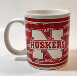 Nebraska Huskers College Football Team Ceramic Coffee Mug Cup