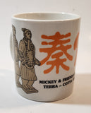 Rare Vigor Disney Mickey & Friends With The Terra - Cotta Warrior Ceramic Coffee Mug Cup