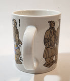 Rare Vigor Disney Mickey & Friends With The Terra - Cotta Warrior Ceramic Coffee Mug Cup