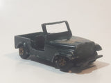 Vintage 1980s Yatming No. 814 Jeep CJ7 Dark Green Die Cast Toy Car Vehicle