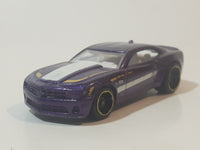 2016 Hot Wheels HW Mild to Wild '10 Camaro SS Metalflake Purple Die Cast Toy Car Vehicle